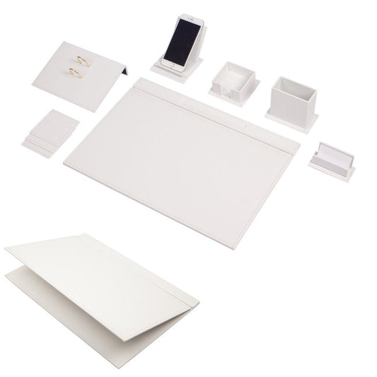 MOOG Luxury Desk Set-9 Accessories- Brown- 9 PCS