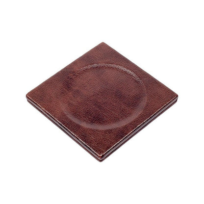 MOOG Leather Desk Set - Double Document Tray- Brown - 10 PCS