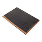 MOOG Leather Desk Pad With Wood Combination - White Leather