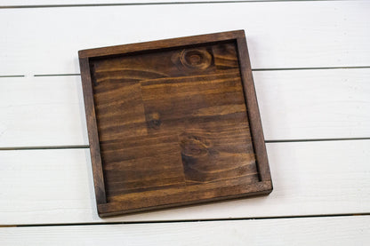 Wood Ottoman Tray