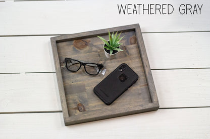Wood Ottoman Tray