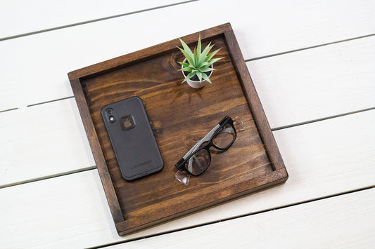 Wood Ottoman Tray