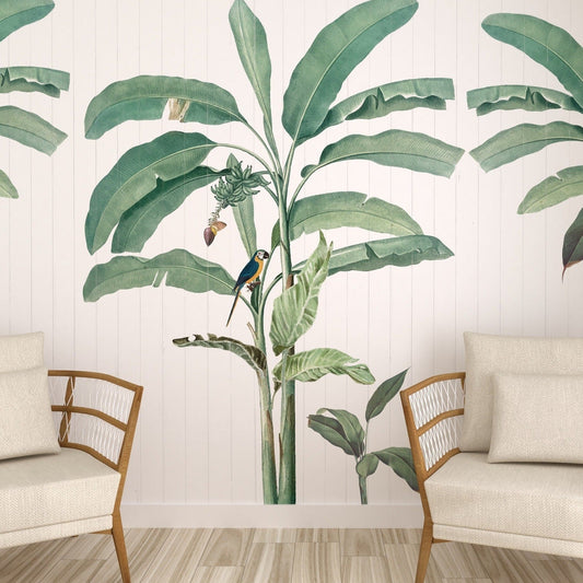 Tropical Bliss Wallpaper Mural | Kitchen + Metal