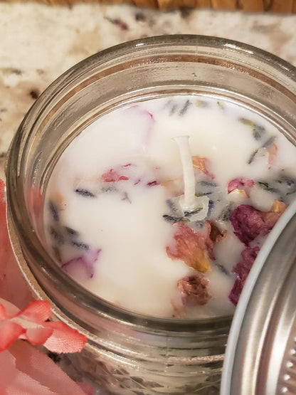 Sweet Lavender Rose Candle