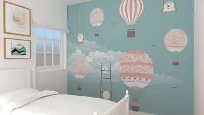Hot Air Balloons and Sheep | Whimsical | Kitchen + Metal