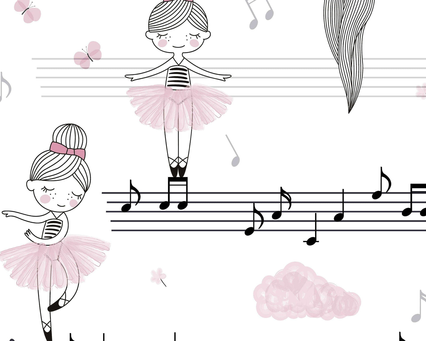 Ballerina wall mural | Kitchen + Metal