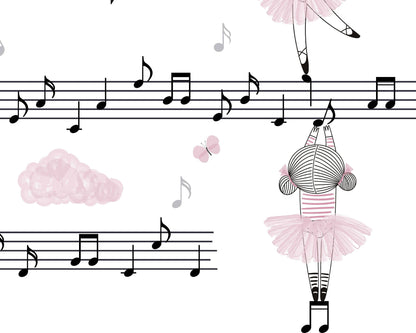 Ballerina wall mural | Kitchen + Metal