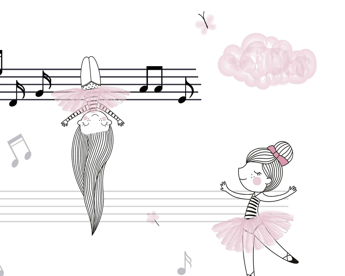 Ballerina wall mural | Kitchen + Metal