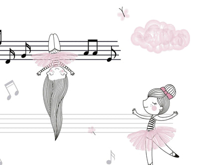 Ballerina wall mural | Kitchen + Metal