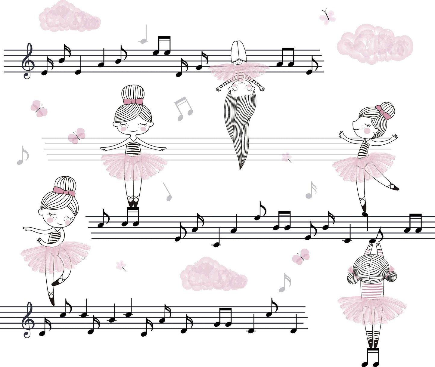 Ballerina wall mural | Kitchen + Metal