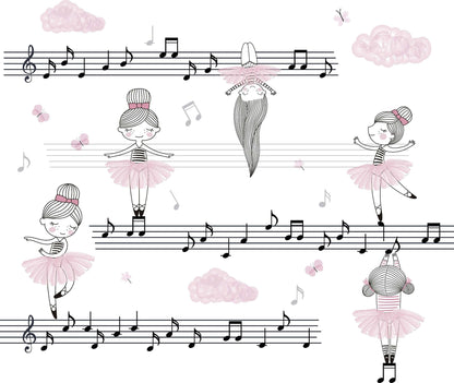 Ballerina wall mural | Kitchen + Metal