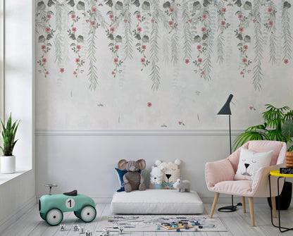 Sage and Pink Foliage | Kitchen + Metal