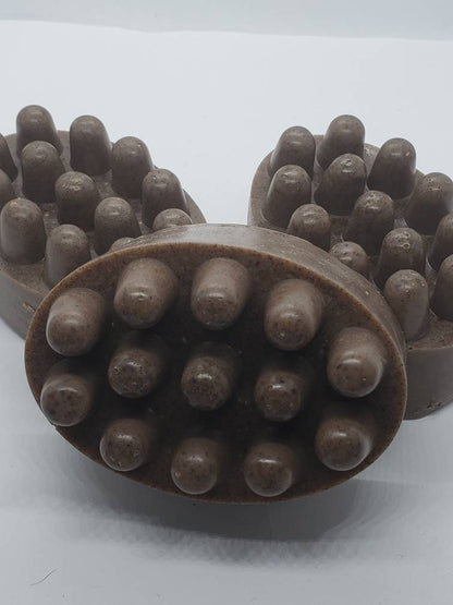 African Black Vegan Soap Massage Shampoo Bar