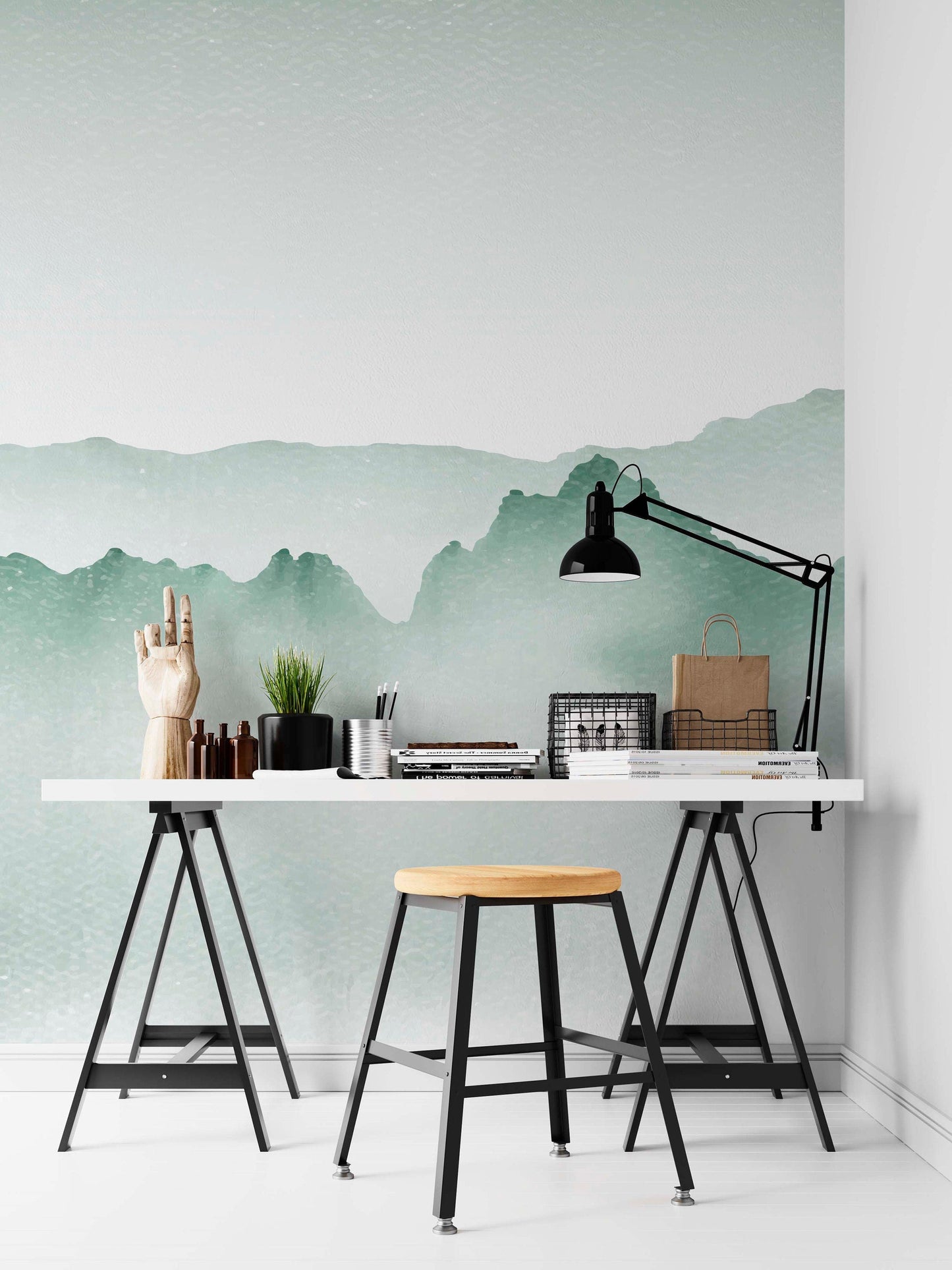 Watercolour Ombre | Kitchen + Metal