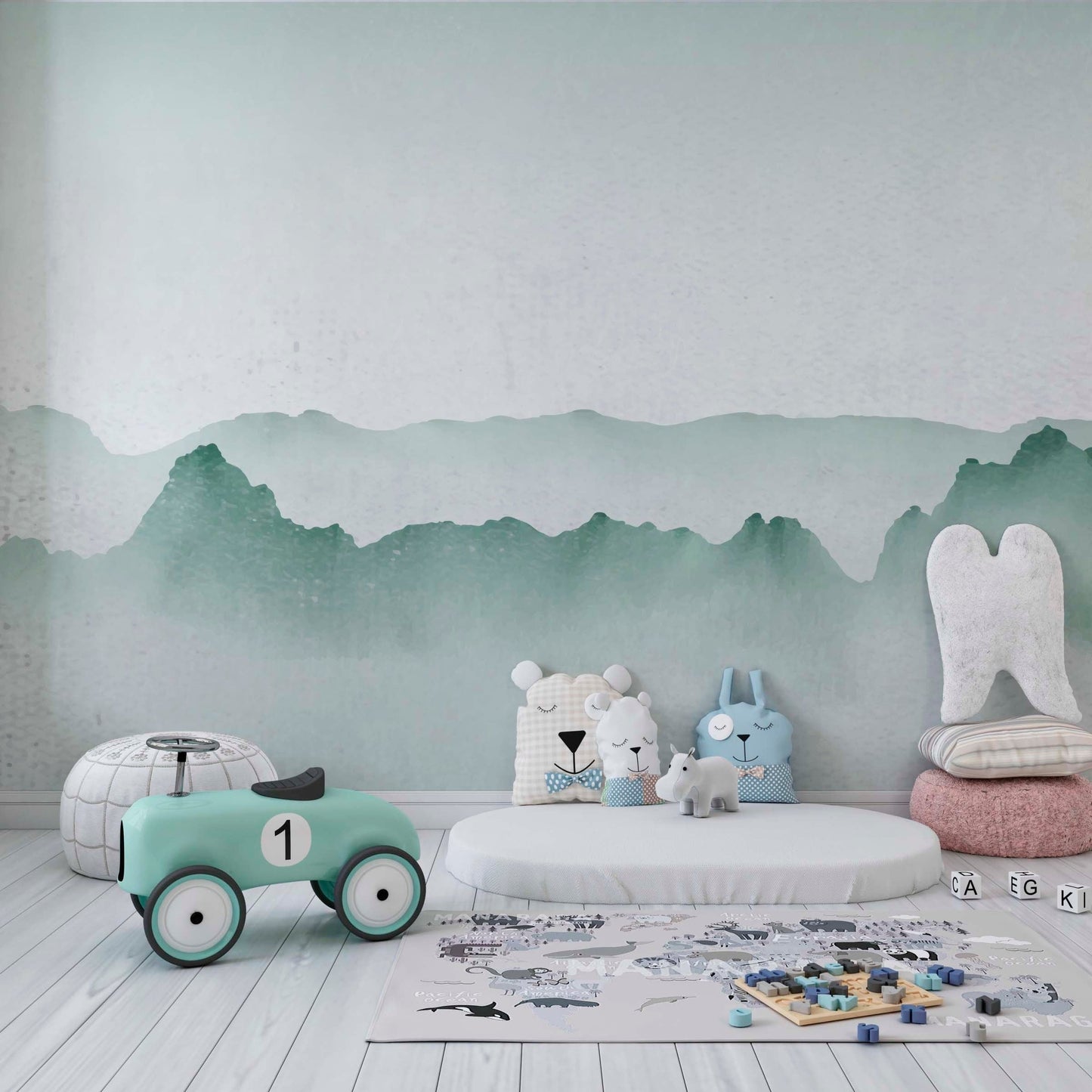 Watercolour Ombre | Kitchen + Metal