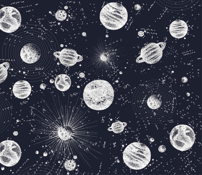 Planets in Space Wallpaper | Kitchen + Metal