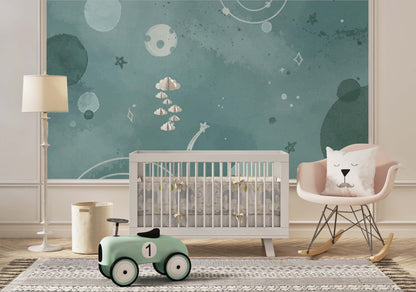 Galaxy Wall Mural | Kitchen + Metal