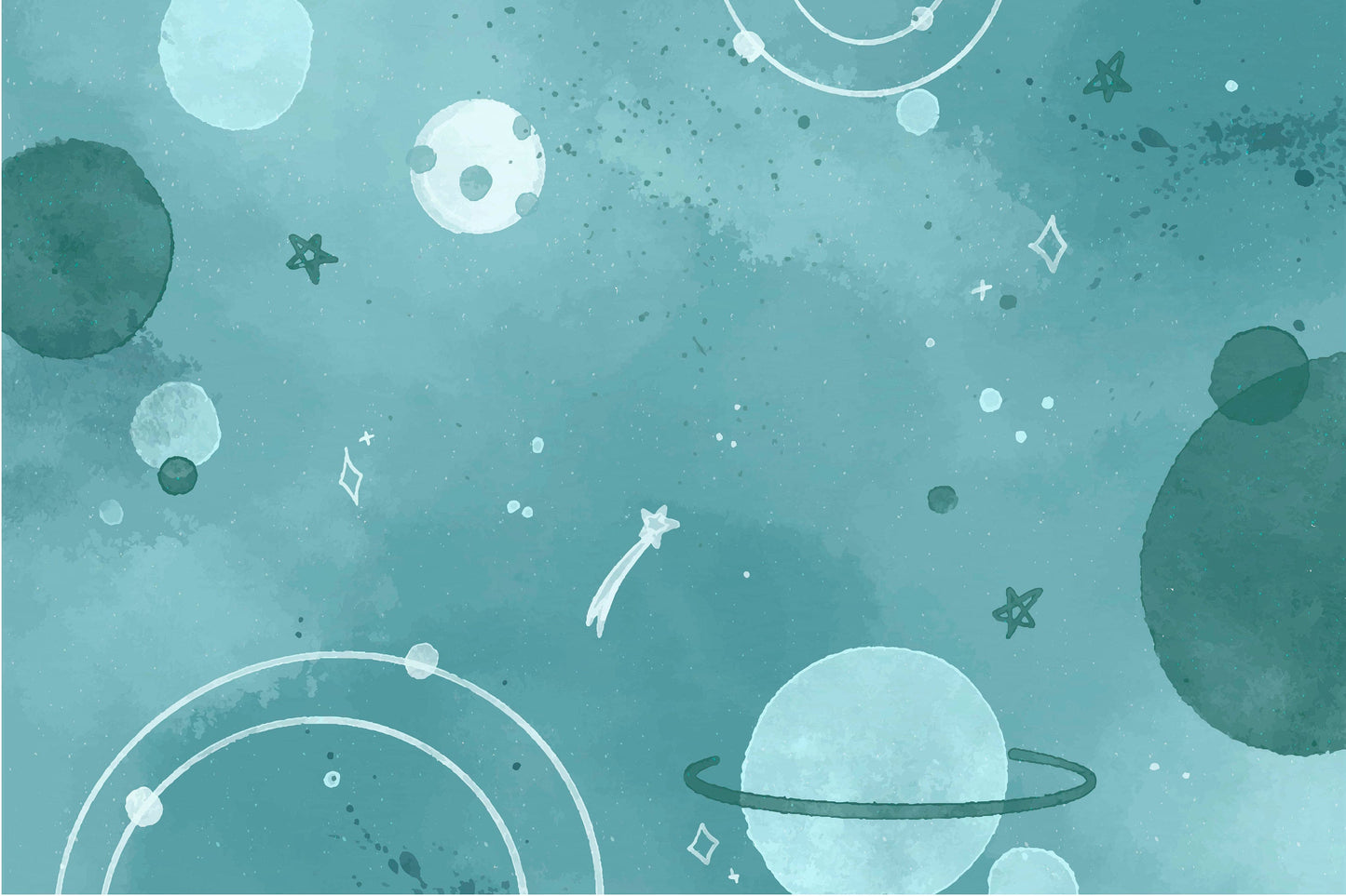 Galaxy Wall Mural | Kitchen + Metal