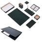 MOOG Leather Desk Set - Single Document Tray- White - 10 PCS