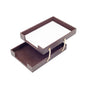 MOOG Double Leather Document Tray