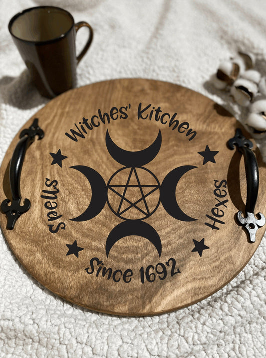 Witches Kitchen Pentagram Serving Tray | Kitchen + Metal