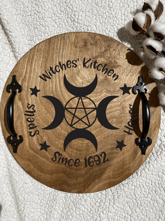 Witches Kitchen Pentagram Serving Tray | Kitchen + Metal