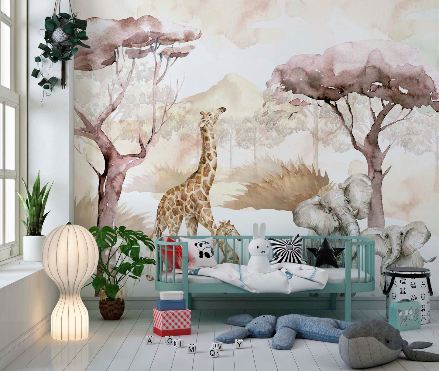 Safari Wall Mural | Kitchen + Metal