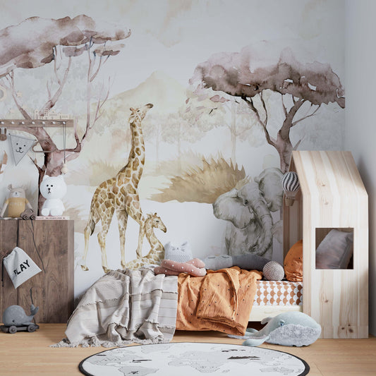 Safari Wall Mural | Kitchen + Metal