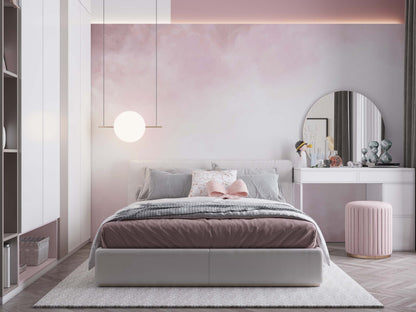 Pink Sky Wallpaper | Kitchen + Metal