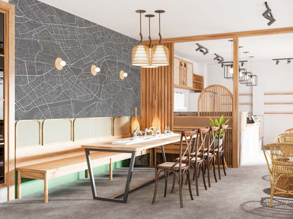 Map of London | Kitchen + Metal