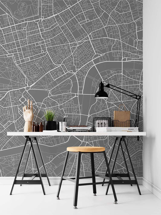 Map of London | Kitchen + Metal