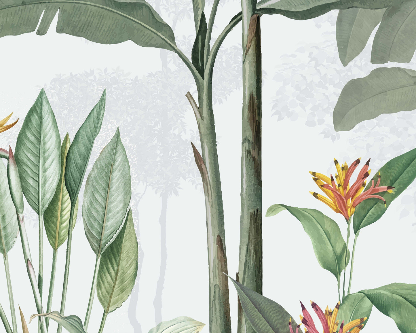 Tropical Jungle Wallpaper | Kitchen + Metal