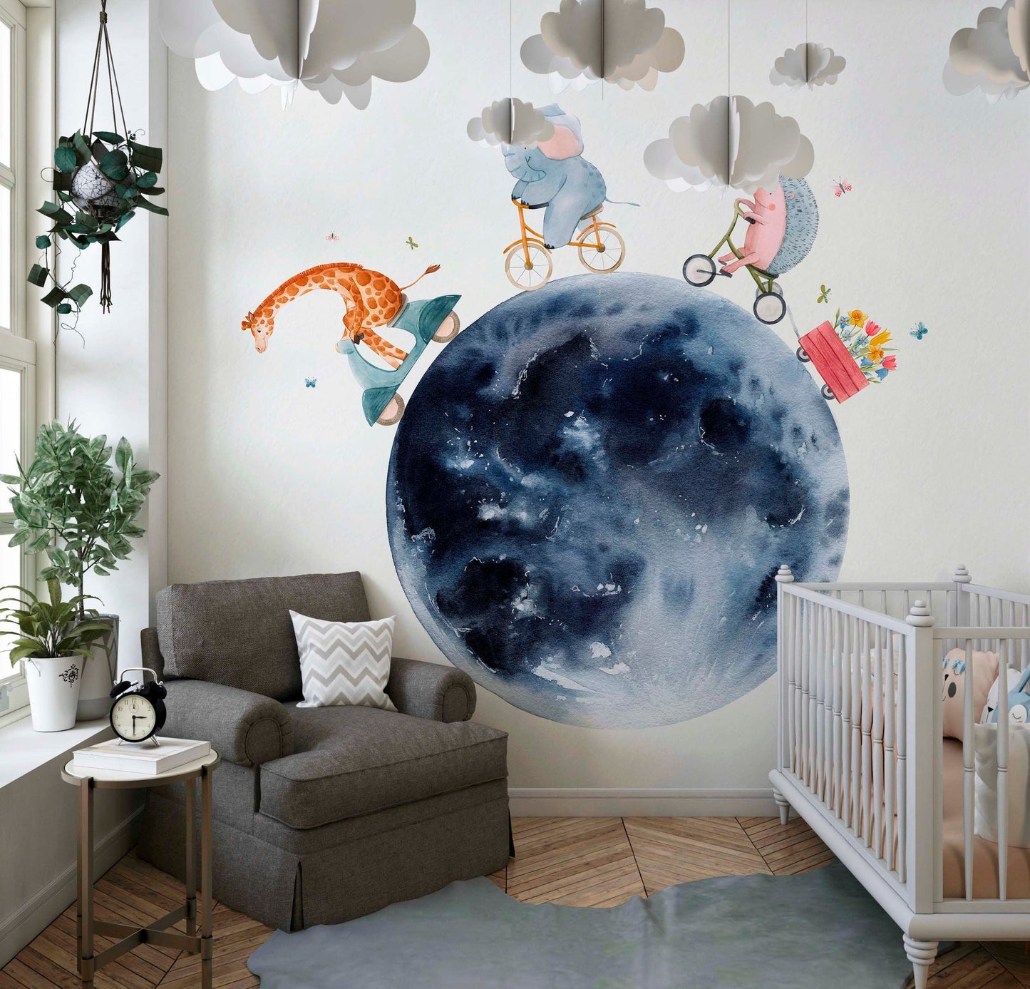 Moonlight Animal Mural