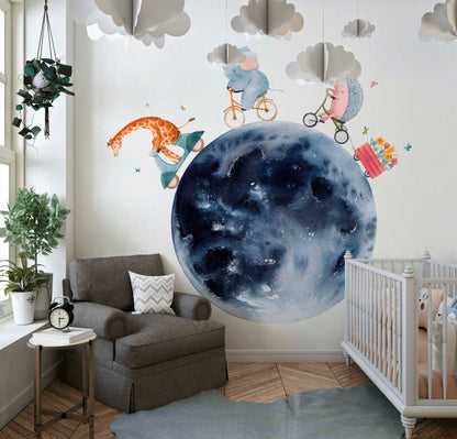 Moonlight Animal Mural