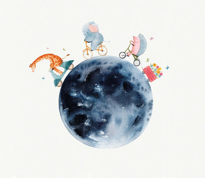 Moonlight Animal Mural