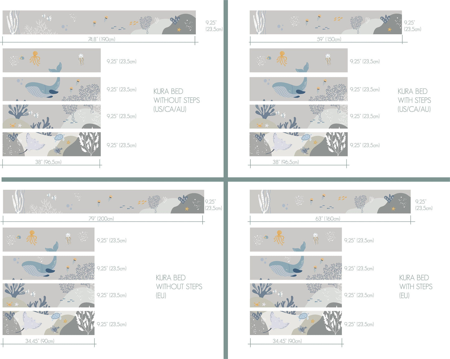 Under the Sea Decals | Kitchen + Metal