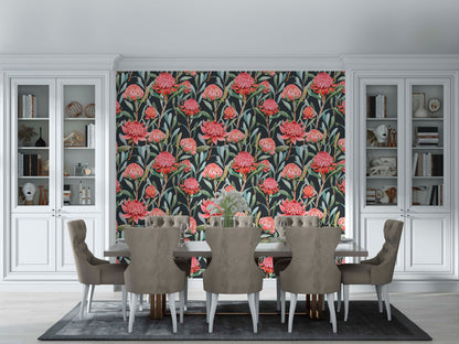 Bright bouquet Wallpaper | Kitchen + Metal
