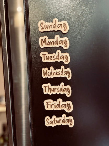 Days of the Week Magnets