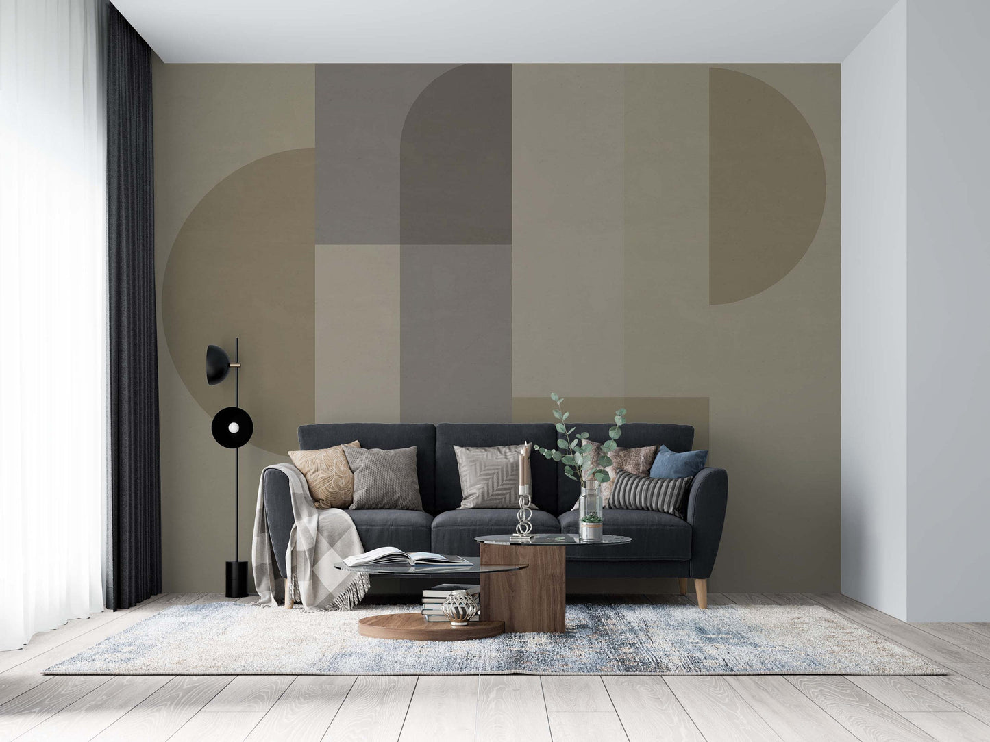 Geometric Wallpaper | Kitchen + Metal