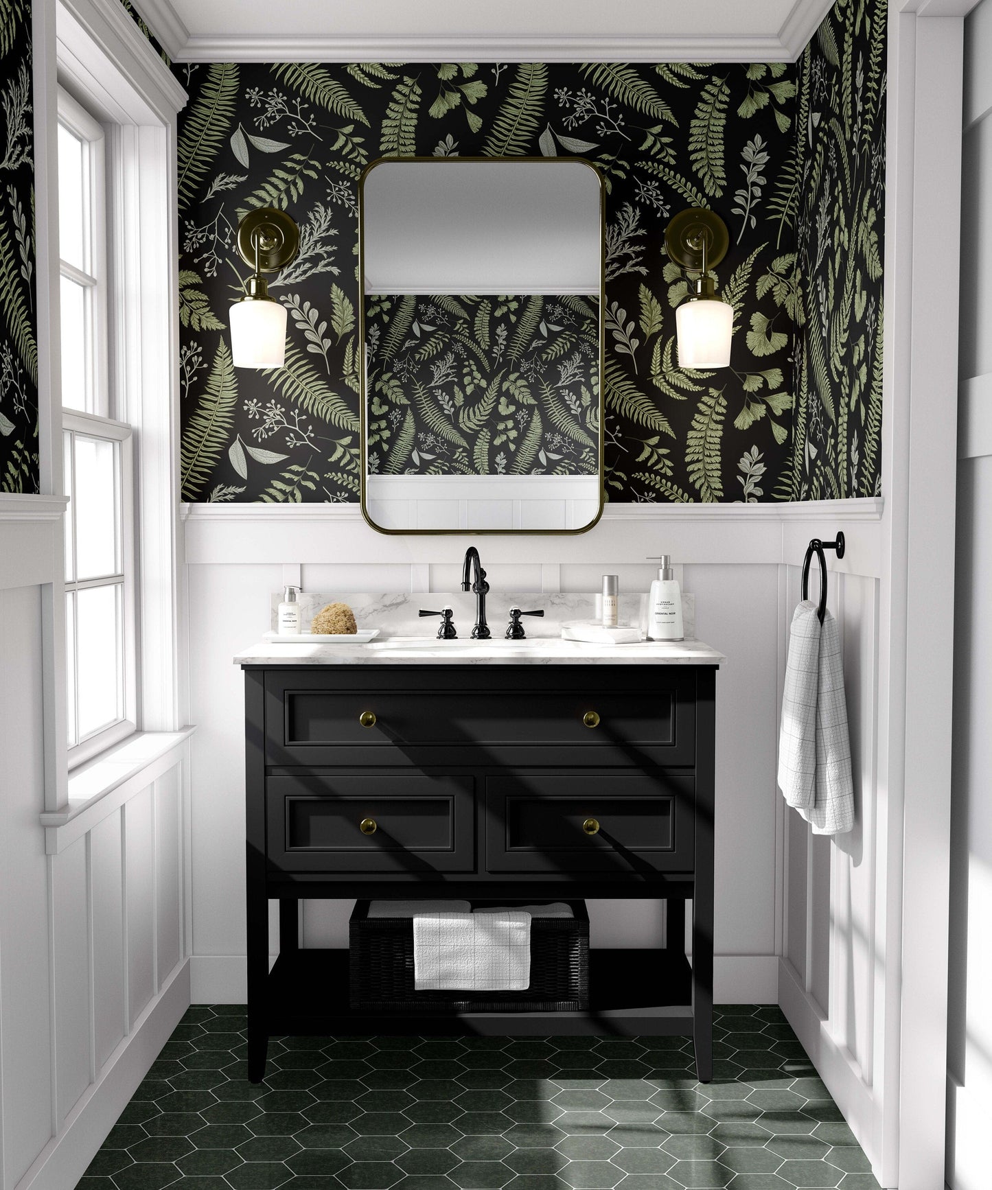 Fern Forest Wallpaper | Kitchen + Metal