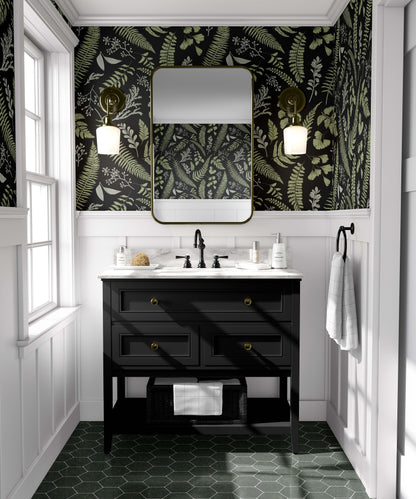 Fern Forest Wallpaper | Kitchen + Metal