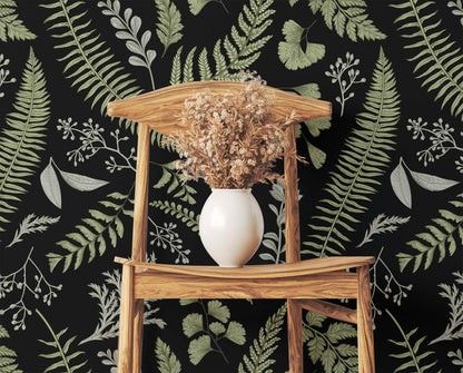 Fern Forest Wallpaper | Kitchen + Metal