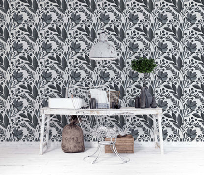 Grey leaves | Kitchen + Metal