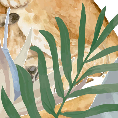 Safari Wallpaper Mural | Kitchen + Metal