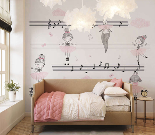 Ballerina wall mural | Kitchen + Metal