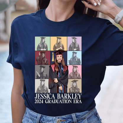 Custom Photo What's Your Era? - Personalized T Shirt - Graduation, Birthday, Loving Gift for Family, Grandma, Mom, Dad, Baby, Dog, Cat, In My Eras