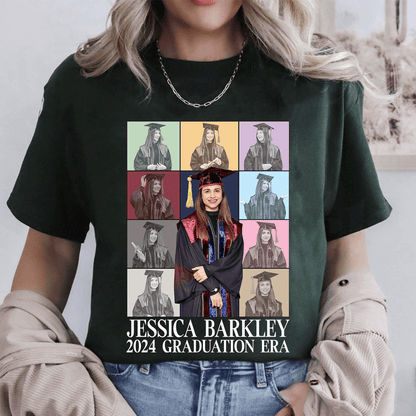 Custom Photo What's Your Era? - Personalized T Shirt - Graduation, Birthday, Loving Gift for Family, Grandma, Mom, Dad, Baby, Dog, Cat, In My Eras
