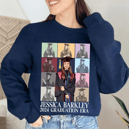 Custom Photo What's Your Era? - Personalized T Shirt - Graduation, Birthday, Loving Gift for Family, Grandma, Mom, Dad, Baby, Dog, Cat, In My Eras