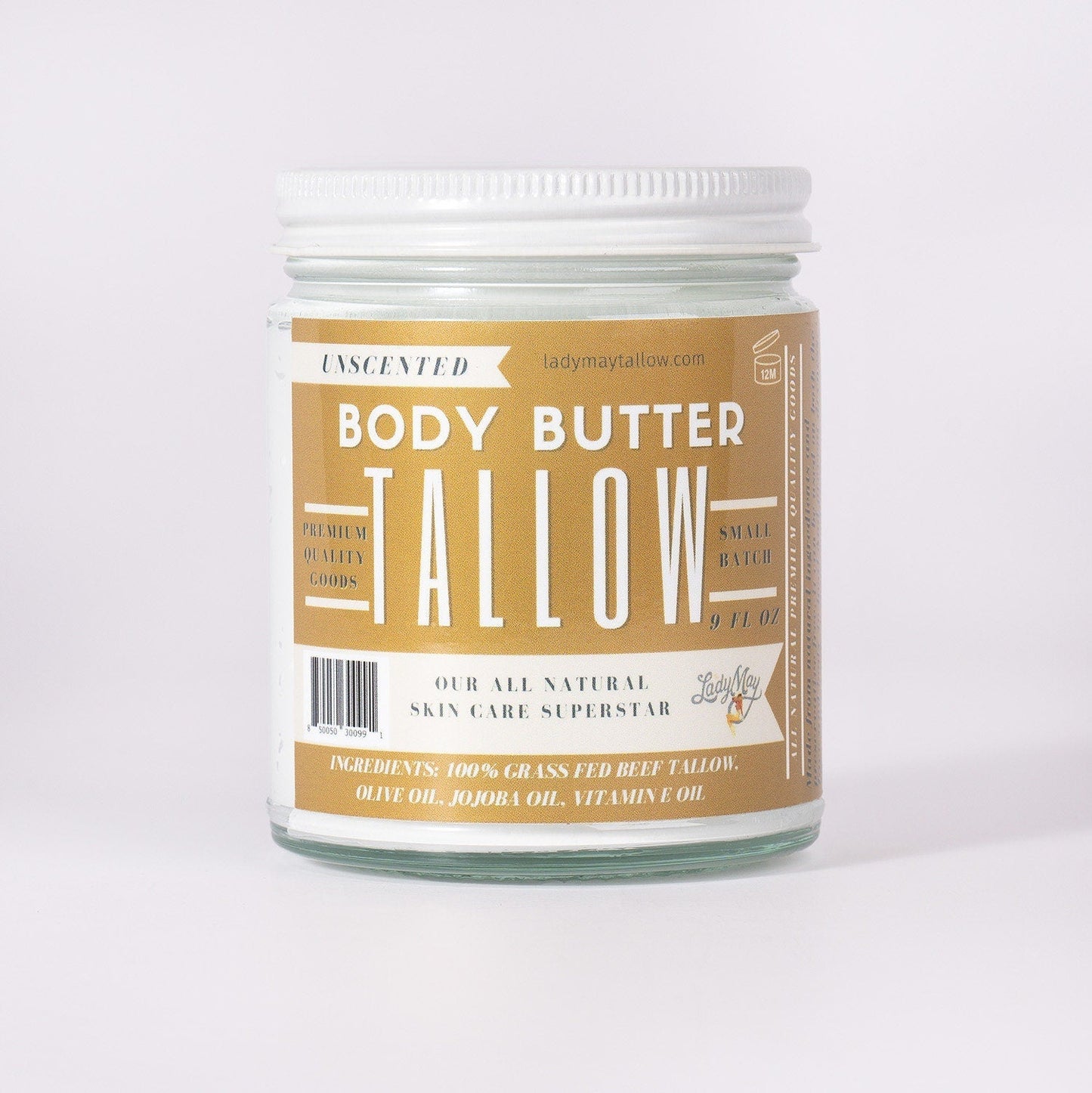 Tallow Skincare Collection - Unscented (9oz)