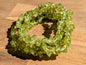 Gemmy Peridot Chip Stretch Bracelets